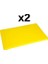 2'li Türkay 60x40x4 cm Polietilen Kesme Tahtası Kesim Levhası 4795 1