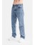 Erkek Basic Baggy Bol Kesim Denim Pantolon 3