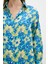 Lotus Desenli Gömlek Mavi 3