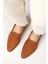 River Taba Süet Renk Kadın Loafer Günlük Düz Ayakkabı 5