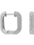 Kare Zirkon Küpe 717029 Silver 1