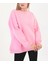 Kadın Bisiklet Yaka Içi Polarlı Kalın Sweatshirt-3 Iplik Şardonlu 1