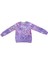 Kız Çocuk Ayıcıklı Fosfor Yazı Desenli Şardonlu Lila Renk Sweatshirt 1