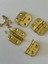 Stoplu Menteşe 4 Adet Sarı 30x33 mm Kutu ve Sandık Menteşesi Hobi Maket 5