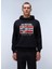 Siyah Erkek Bisiklet Yaka Normal Kalıp Sweatshirt NP0A4IBD0411_B-DOREES H 1
