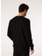 Bisiklet Yaka Regular Fit Petek Desenli Siyah Erkek Kazak FC4WM-KZK 2514 4