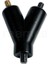 Lampa Pilot Twin-Mast 6mm Y-Tipi Çift Anten Çubuğu Adaptörü 40174 2