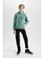 Erkek Çocuk Oversize Geniş Kalıp Kapüşonlu Cepli Sweatshirt D1909A824WN 2