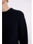 Regular Fit Bisiklet Yaka Selanik Kumaş Basic Düz Triko Kazak H6905AZ24WN 4