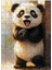 Ahşap Mdf Puzzle Yapboz Mutlu Panda 120 Parça 25*35 cm 1