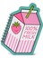 Fresh Milk Mini Şekilli Defter 1