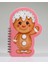 Pembe Cookie Mini Şekilli Defter 1