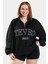 Kadın Oversize Sweatshirt 3 Iplik 2