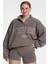 Kadın Oversize Sweatshirt 3 Iplik 1