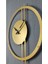 Dual Striped Dekoratif Metal Duvar Saati 100 x 95 cm 3