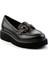 Siyah Kadın Loafer Ayakkabı K01257069509 3