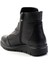 Siyah Hakiki Deri Kadın Bot & Bootie K02531271503 3