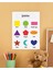 Şekiller Çocuk Türkçe Eğitim Tekli Pvc Poster 21X30 cm 1