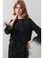Otriş Aksesuarlı Bisiklet Yaka Bluz Siyah K2513044_001 3