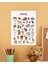Animals-Hayvanlar Ingilizce Çocuk Eğitim Tekli Pvc Poster 30X42 cm 1
