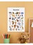 Hayvanlar Çocuk Türkçe Eğitim Tekli Pvc Poster 30X42 cm 1