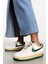 Air Force 1 '07 Unisex Leather Hakiki Deri Sneaker Ayakkabı Beyaz Yeşil Swoosh 1