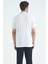 Beyaz Yazı Nakışlı Baskı Detaylı Standart Kalıp Polo Yaka Erkek T-Shirt - 88239 5
