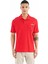 Tommy Life Kırmızı Cep Detaylı Baskılı Standart Kalıp Polo Yaka Erkek T-Shirt - 88241 1