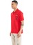 Tommy Life Kırmızı Cep Detaylı Baskılı Standart Kalıp Polo Yaka Erkek T-Shirt - 88241 6