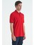 Tommy Life Kırmızı Yazı Nakışlı Baskı Detaylı Standart Kalıp Polo Yaka Erkek T-Shirt - 88239 2