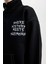 Erkek Çocuk Siyah Oversize Geniş Kalıp Balıkçı Yaka Baskılı Sweatshirt D5676A824WN 4