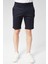 Erkek Modal Karşımlı Chino Slim Fit Şort Lacivert 3