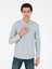 Erkek Haki Slim Fit Pamuklu Kareli Gömlek 50291318-VR027 1