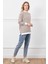 Bisiklet Yaka Çizgili Sweatshirt 1