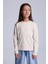 (Kids Girl) Taşlı Uzun Kol Organik Pamuk Tshirt 3