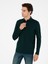 Erkek Zümrüt Regular Fit Polo Yaka Pamuklu Sweatshirt 50294327-VR055 1