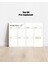 Weekly Planner Yaz-Sil Pvc Poster 30X42 cm 1