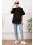 Baskısız Oversize T-Shirt 2