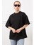Baskısız Oversize T-Shirt 4