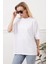 Baskısız Oversize T-Shirt 2