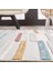 Shibori Laetus Kaymaz Tabanlı Antialerjik Halı - Renkli - 160x230 cm 4