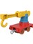 Orjinal Thomas ve Arkadaşları Pilli Motorlu Büyük Trenler Vinç Grue Fisher Price Thomas Pilli Motorlu Tren 3