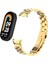 Xiaomi Mi Band 8 / 9 Uyumlu Metal Kordon Premium Paslanmaz Çelik Kayış Baklalı Model - Özel Pim 5
