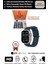 Ultra 7 In 1 Strap Bluetooth Arama Yanıtlama Bildirim Kasa Koruma Akıllı Saat + 7 Renkli Kordon 1