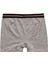 Erkek Çocuk Pamuklu Esnek Yumuşak Boxer Şort | Gri Melanj K0711 2
