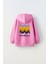 Kapüşonlu Içi Polar Rise And Enjoy Baskılı Pembe Unisex Çocuk Hoodie Sweatshirt 1