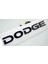 Dodge Bagaj Siyah Abs 3m 3D Yazı Logo Amblem 1