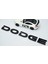 Dodge Bagaj Siyah Abs 3m 3D Yazı Logo Amblem 2