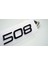Peugeot 508 Ön Kaput 2022+ Parlak Siyah Abs Logo Amblem 1