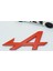 Alpine F1 Kırmızı Abs 3m Bagaj Yazı Logo Renault Ile Uyumlu 3